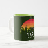氷河の国立公園 ツートーンマグカップ (正面左)