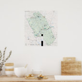 氷河の国立公園 ポスター (キッチン)