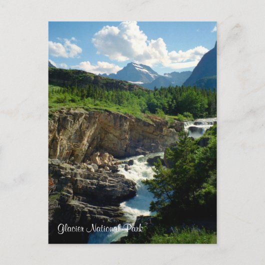 氷河の国立公園 ポストカード (正面)