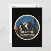 氷河の国立公園 ポストカード (正面/裏面)