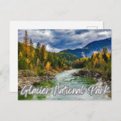 氷河の国立公園 ポストカード (正面/裏面)