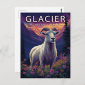 氷河の国立公園 ポストカード (正面/裏面)