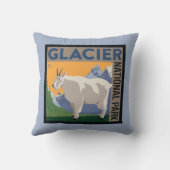 氷河の国立公園 |ヤギ クッション (裏面)