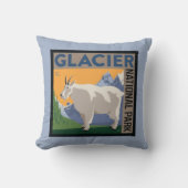 氷河の国立公園 |ヤギ クッション (正面)