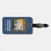 氷河の国立公園 |ヤギ ラゲッジタグ (裏面横)