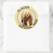 氷河の国立公園 ラウンドシール (バッグ)