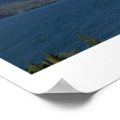 氷河の国立公園 – レイクビューポスター ポスター (角)