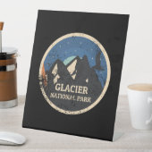 氷河の国立公園 台座サイン (インサイチュ)