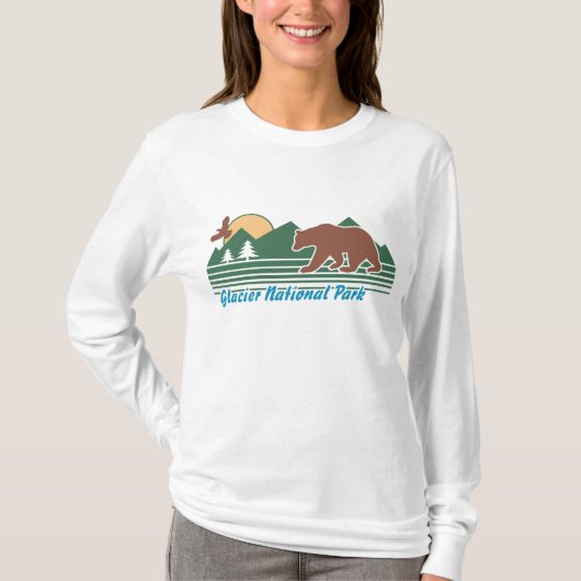 氷河の国立公園 Tシャツ (正面)