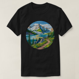 氷河の国立公園 Tシャツ