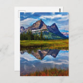 氷河の山々国立公園 ポストカード (正面/裏面)