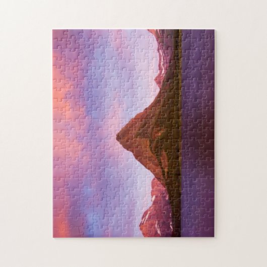 氷河の日の出 ジグソーパズル (縦)