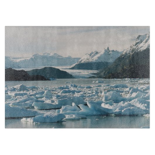 氷河の氷山 カッティングボード (正面)