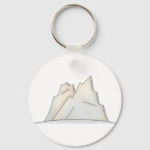 氷河の氷山 キーホルダー (正面)