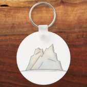 氷河の氷山 キーホルダー (正面)