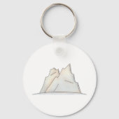 氷河の氷山 キーホルダー (裏面)