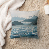 氷河の氷山 クッション (ブランケット)