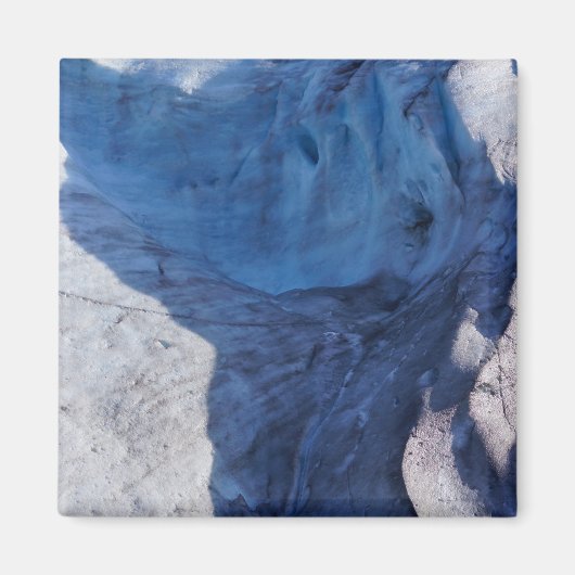 氷河の波の出口 マグネット (正面)