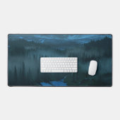 氷河の谷（日の出） デスクマット (キーボード&マウス)