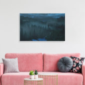 氷河の谷（月光） キャンバスプリント (インサイチュ (リビング))