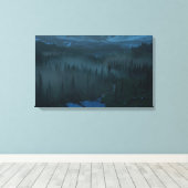 氷河の谷（月光） キャンバスプリント (インサイチュ (ウッドフロア))