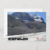 氷河を見下ろす ポストカード (正面/裏面)