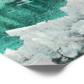 氷河を通過するSSスポケーン汽船 ポスター (角)