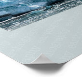 氷河シリーズ – Hubbard 527 ポスター (角)