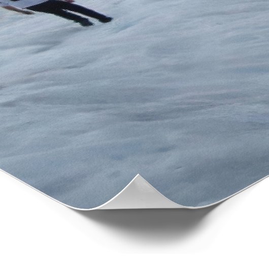 氷河ハイカー ポスター (角)