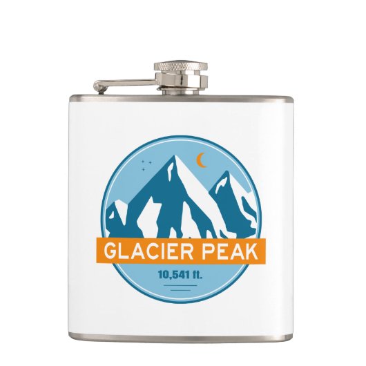 氷河ピークワシントンスターズムーン フラスク (正面)