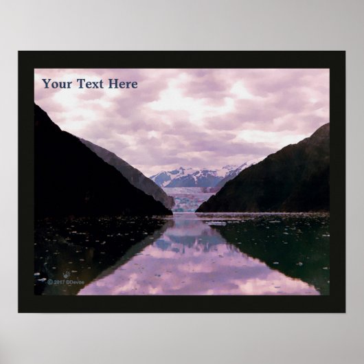 氷河フィヨルド ポスター (正面)