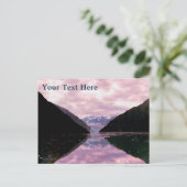 氷河フィヨルド ポストカード (スタンド正面)