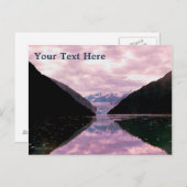 氷河フィヨルド ポストカード (正面/裏面)