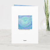 氷河ブルーモノグラム カード (裏面)