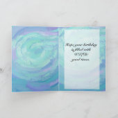 氷河ブルーモノグラム カード (内部)