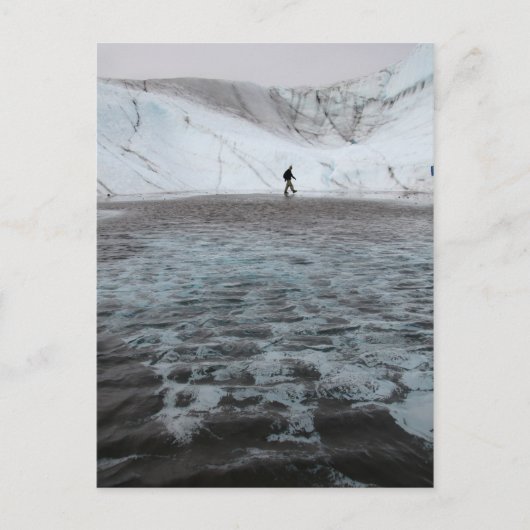 氷河プール ポストカード (正面)