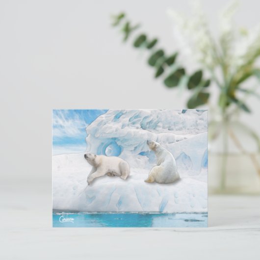 氷河ベア – ポストカード (スタンド正面)