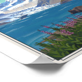 氷河ベイ国立公園リトー絵画ポスター ポスター (角)