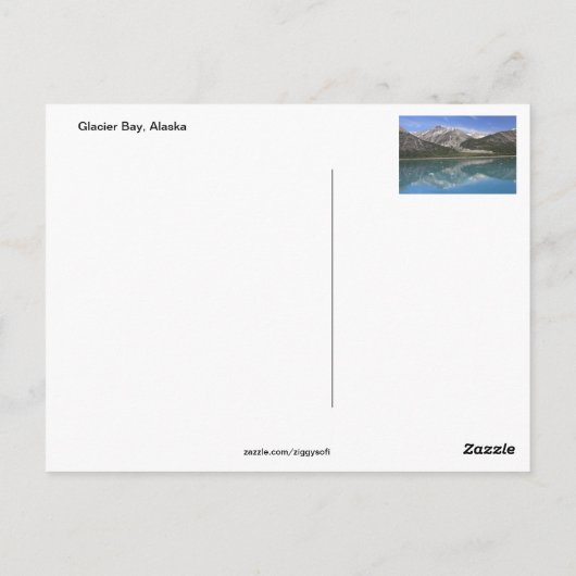 氷河ベイ ポストカード (裏面)