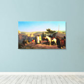 氷河ポイント1874からのヨセミテバレー キャンバスプリント (インサイチュ (ウッドフロア))