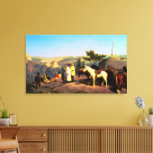 氷河ポイント1874からのヨセミテバレー キャンバスプリント (インサイチュ (リビング))