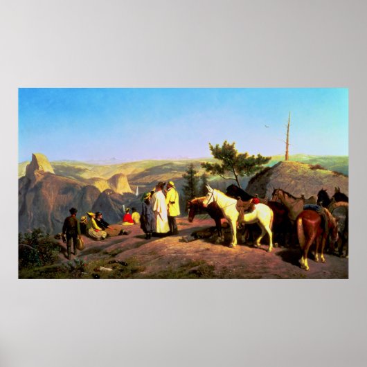 氷河ポイント1874からのヨセミテバレー ポスター (正面)