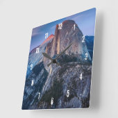 氷河ポイント スクエア壁時計 (傾斜)