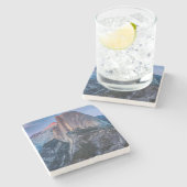 氷河ポイント ストーンコースター (横)