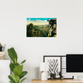 氷河ポイント、ハーフドーム、ヨセミテバレー ポスター (ホームオフィス)