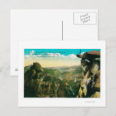 氷河ポイント、ハーフドーム、ヨセミテバレー ポストカード (正面/裏面)