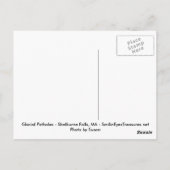 氷河ポソールスシェルバーン秋MA 2008はがき ポストカード (裏面)