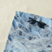 氷河ヤギ – ビーチタオル (インサイチュ)