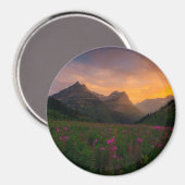 氷河ワイルドフラワー マグネット (正面/裏面)