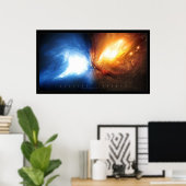 氷河下野 ポスター (ホームオフィス)